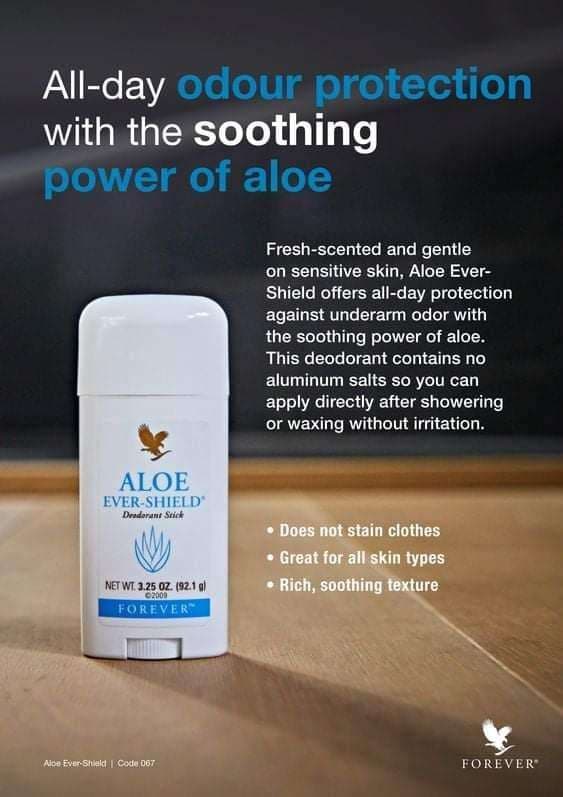 Forever Aloe Ever-Shield Deodorant: Ingredients, Benefits, Uses & Side Effects in Ghana