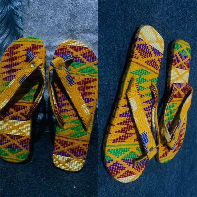 BonDass Kente Slippers
