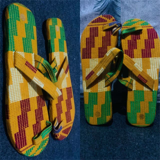 BonDass Kente Slippers