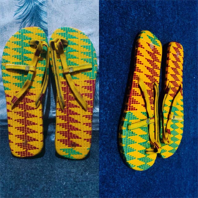 BonDass Kente Slippers