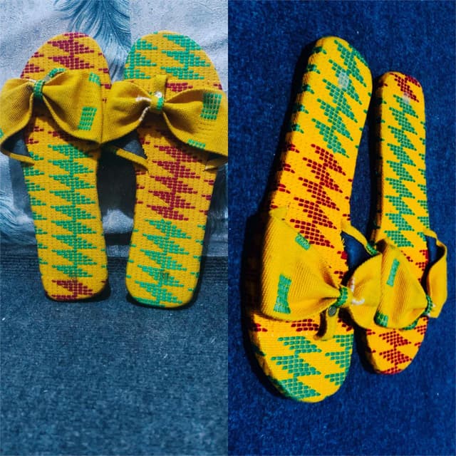 BonDass Kente Slippers