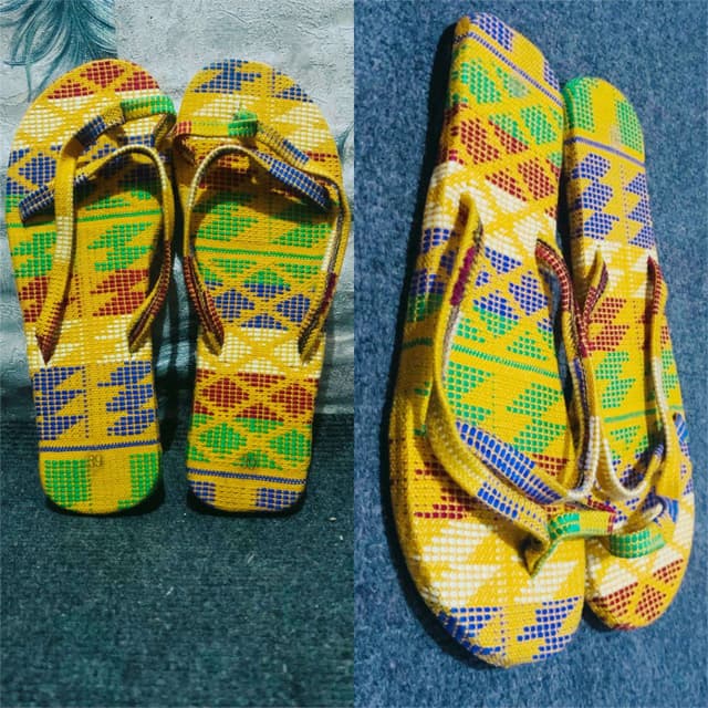 BonDass Kente Slippers