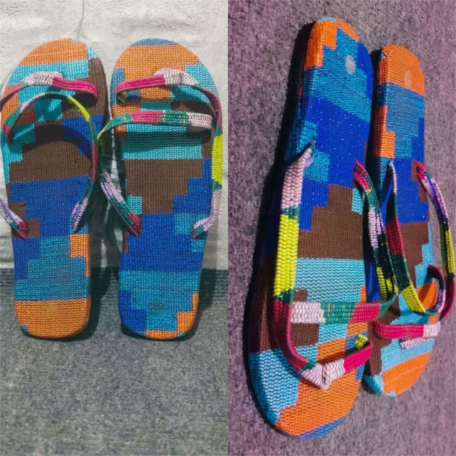 BonDass Kente Slippers